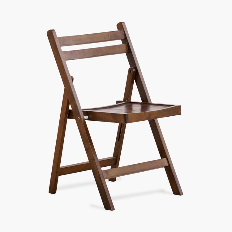 (Refurbished) Andaman Solid Wood Butterfly Dining Chair - Brown