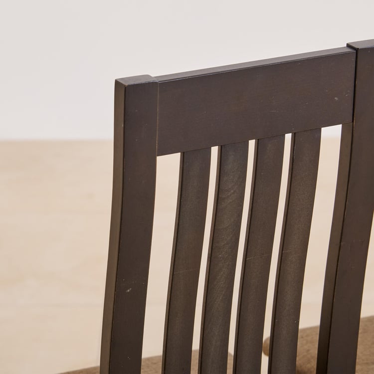 (Refurbished) Diana Set of 2 Solid Wood Dining Chairs - Brown