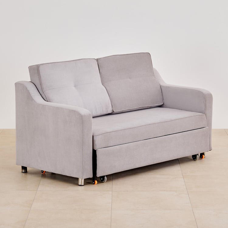 Frodo Fabric 3-Seater Sofa Bed - Grey