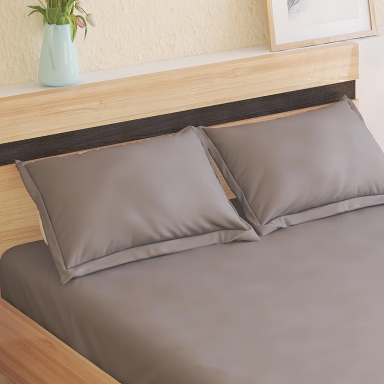 Colour Refresh Cotton 144TC 3Pcs King Fitted Bedsheet Set