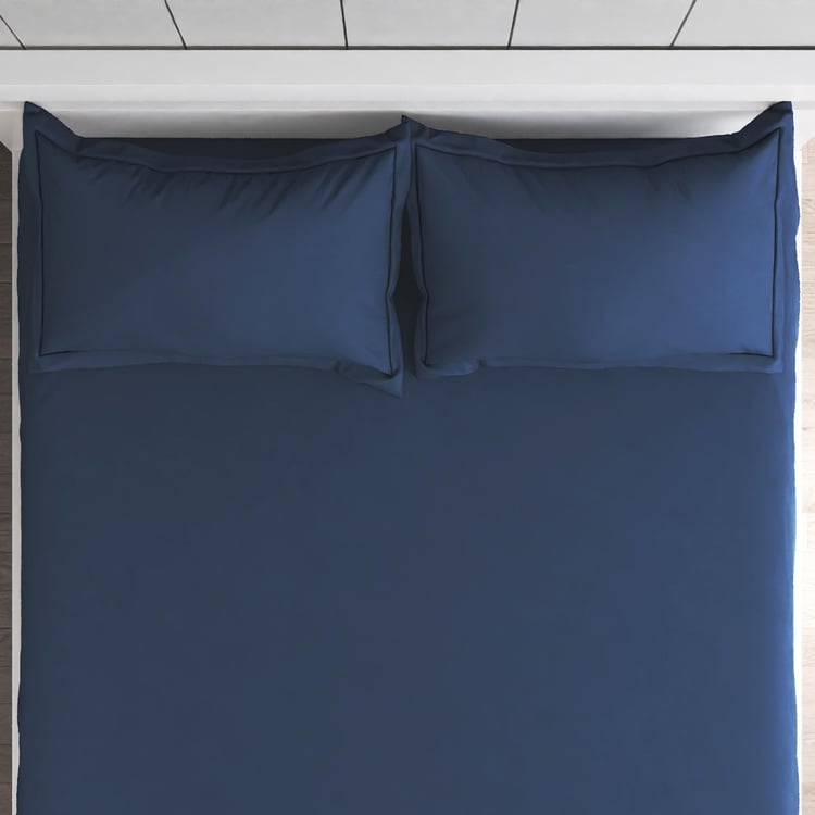 Colour Refresh Cotton 144TC 3Pcs King Fitted Bedsheet Set