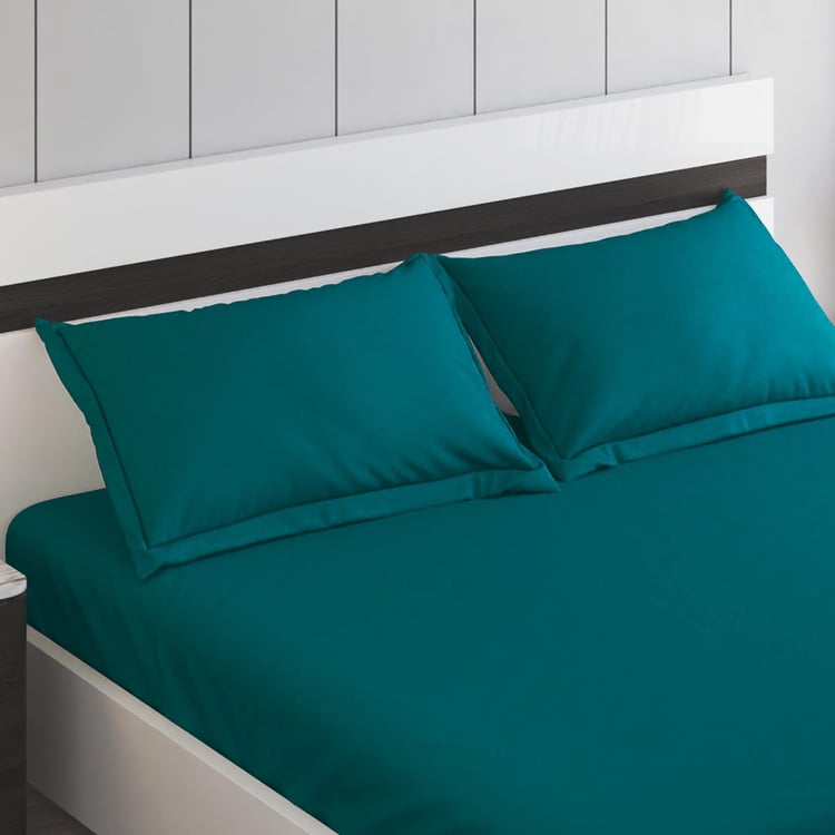 Colour Refresh Cotton 144TC 3Pcs Super King Bedsheet Set