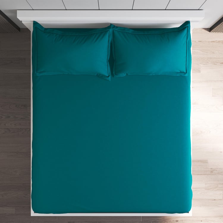 Colour Refresh Cotton 144TC 3Pcs Super King Bedsheet Set