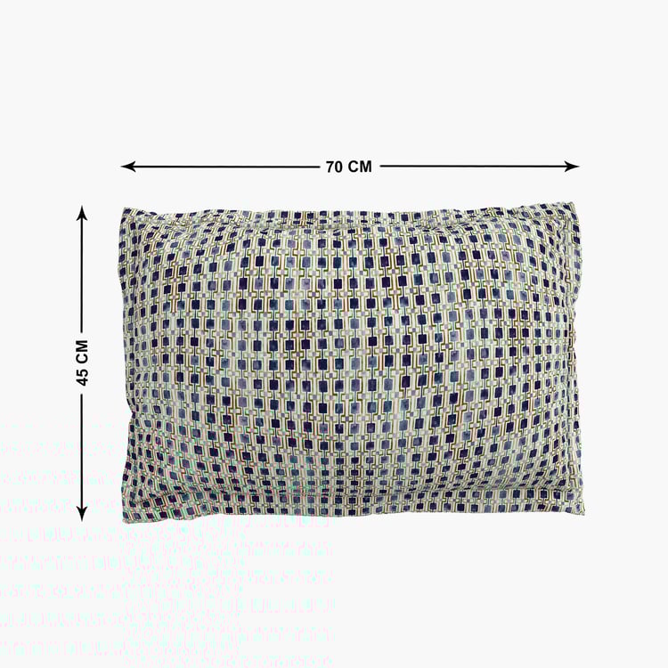 Colour Refresh Set of 2 Printed Pillow Covers - 45x70cm