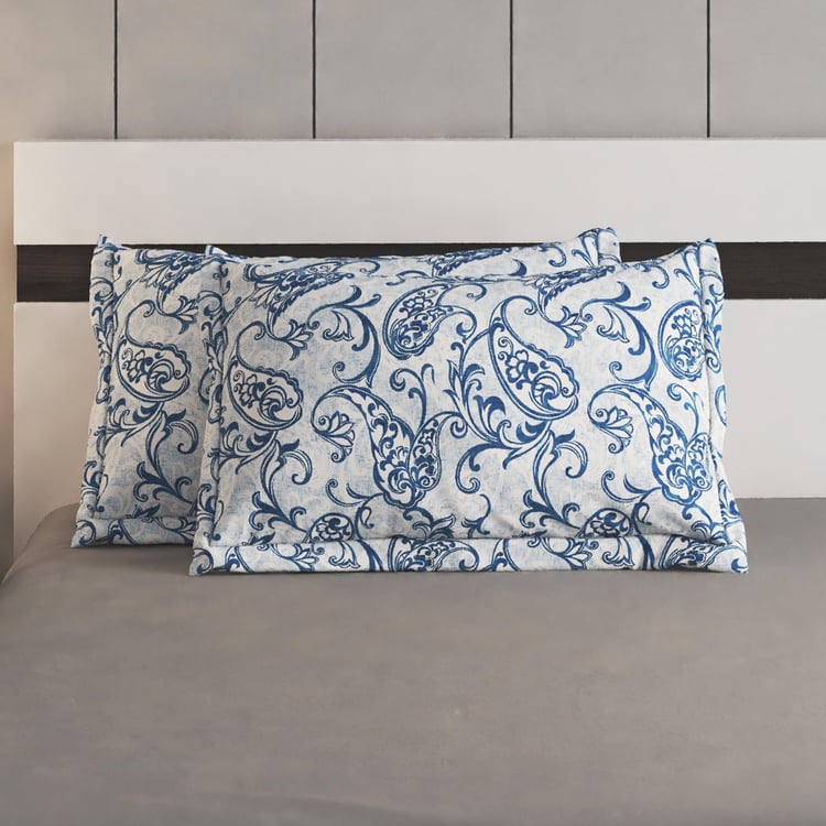 Colour Refresh Set of 2 Printed Pillow Covers - 45x70cm