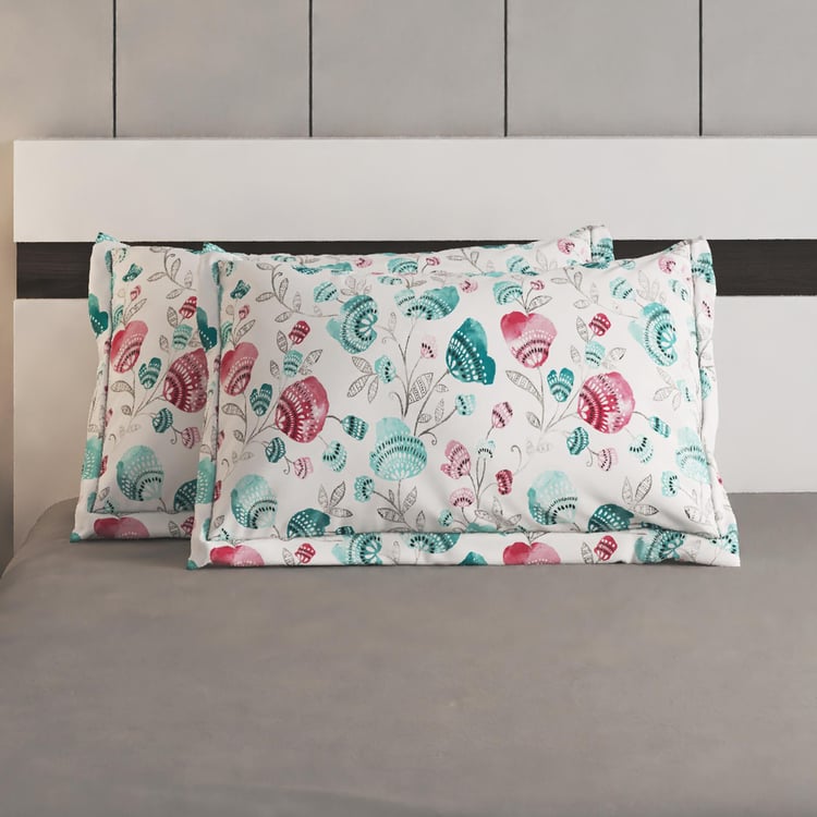 Colour Refresh Set of 2 Printed Pillow Covers - 45x70cm
