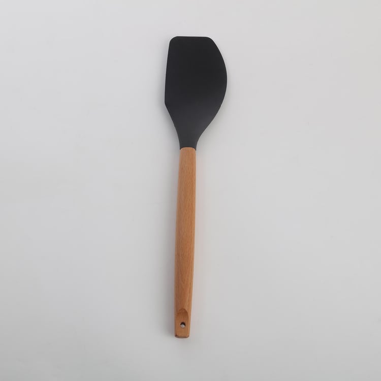 Chef Special Omega Silicone Spatula with Wooden Handle