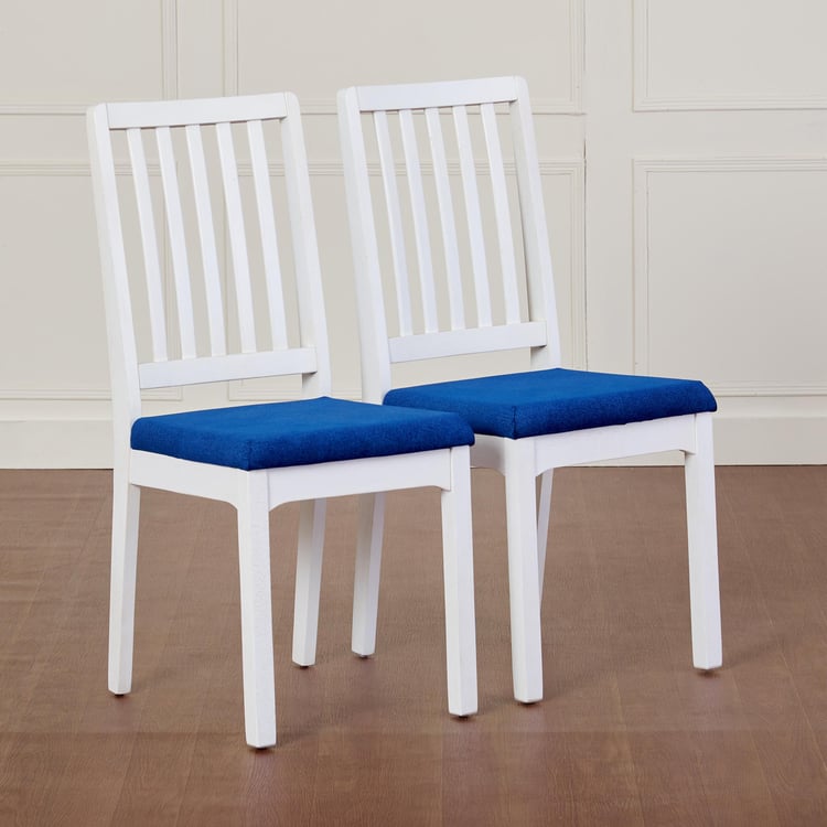 Santorini Set of 2 Solid Wood Dining Chairs