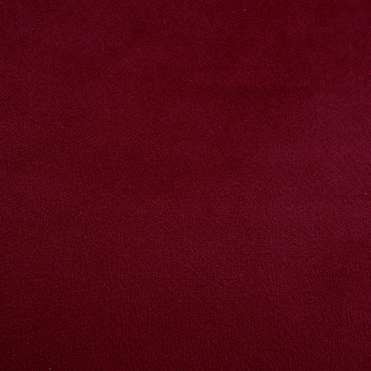 Topaz Fabric Stool - Maroon