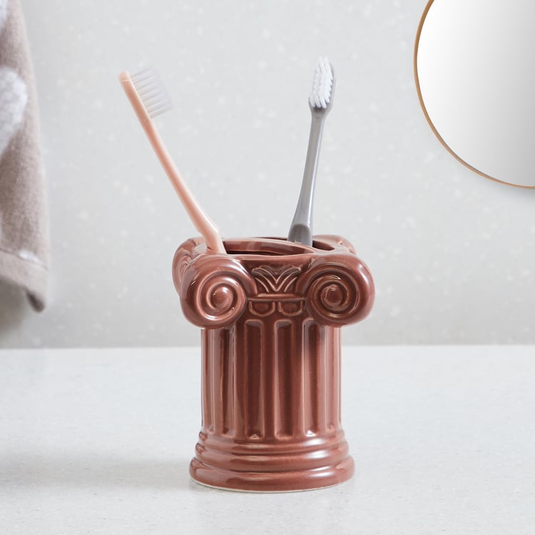 Nova Roman Empire Ceramic Tooth Brush Holder