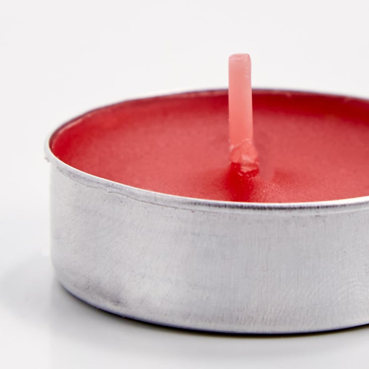 Luminescent Set of 50 Strawberry Scented T-Light Candles