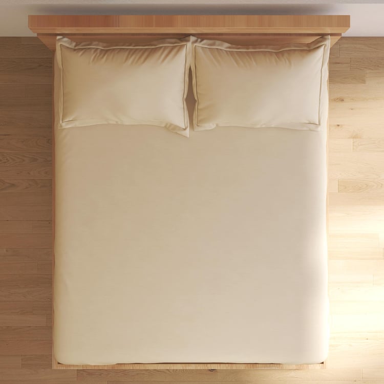 Grandeur Cotton 300TC 3Pcs King Fitted Bedsheet Set