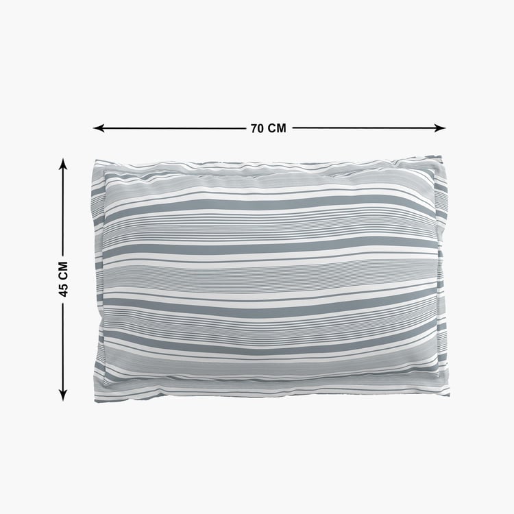 Grandeur Set of 2 Striped Pillow Covers - 45x70cm