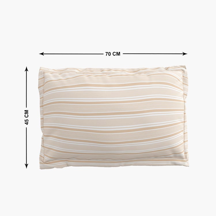 Grandeur Set of 2 Striped Pillow Covers - 45x70cm