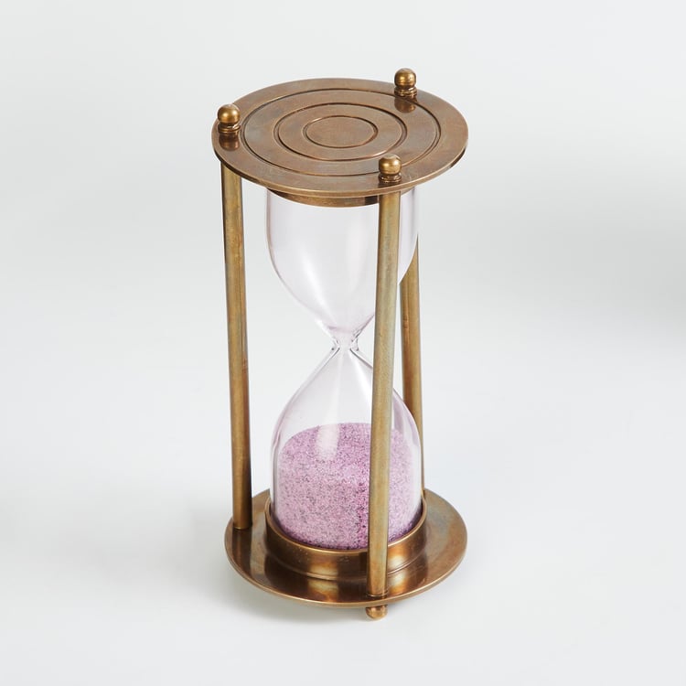 Corsica Cronus Glass Decorative Hourglass