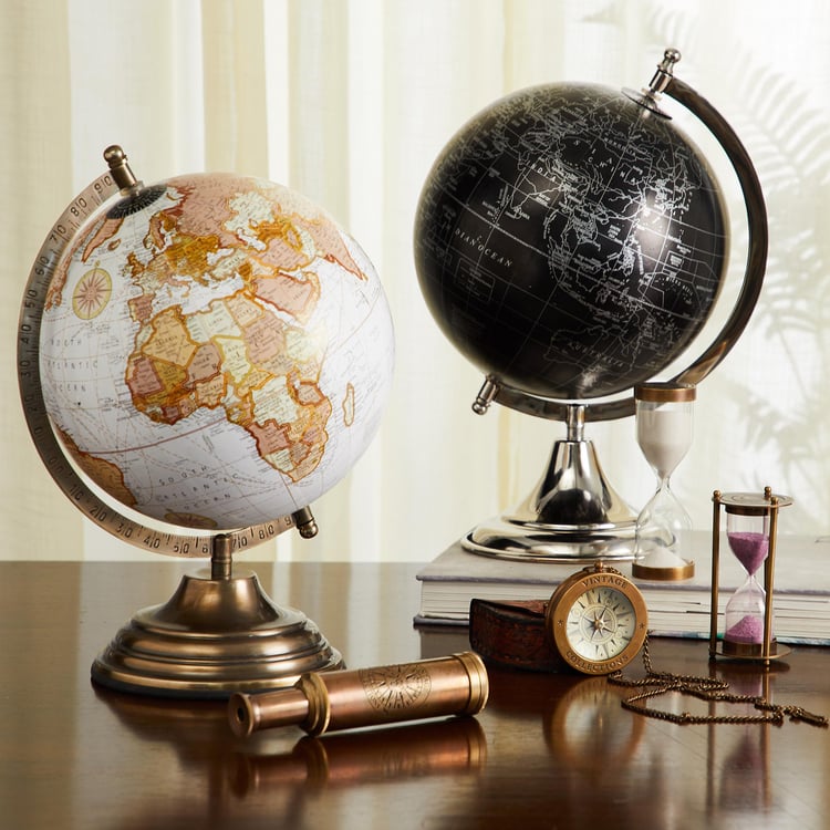 Corsica Cronus Metal Decorative Globe