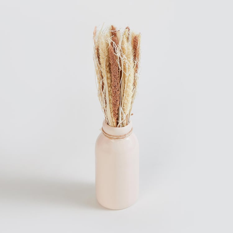 Corsica Eden Dried Millet Grass in Ceramic Pot