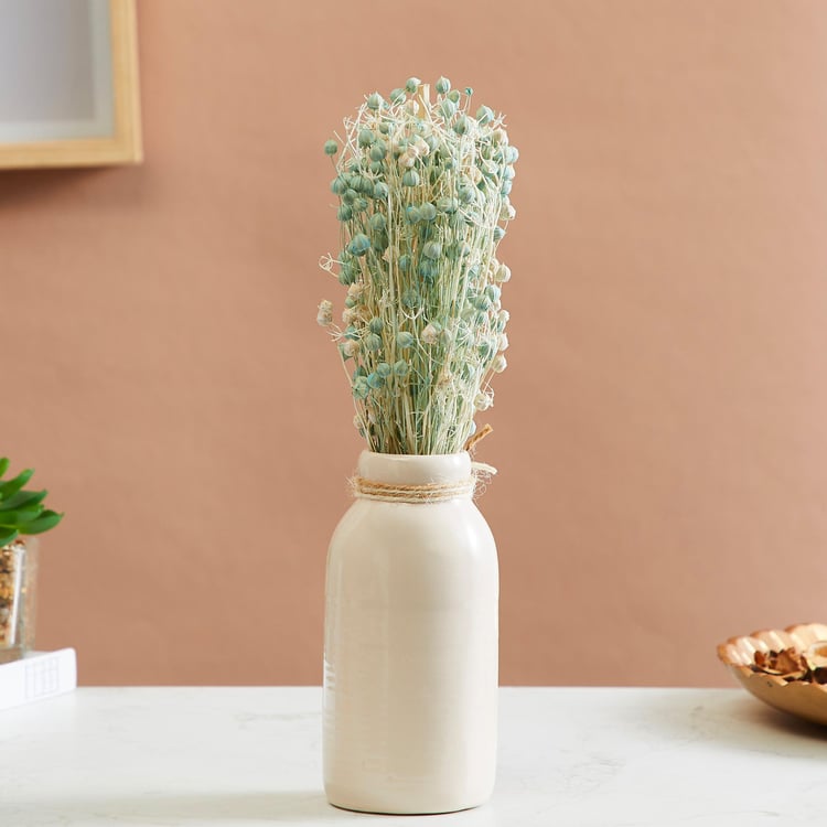 Corsica Eden Tishi Artificial Flowers in Ceramic Pot