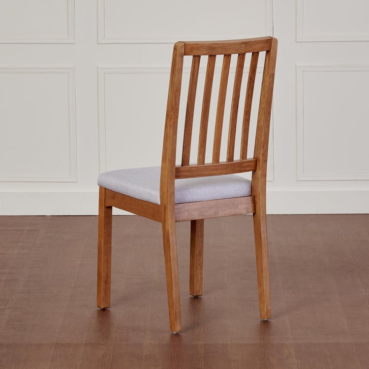 Santorini Set of 2 Solid Wood Dining Chairs