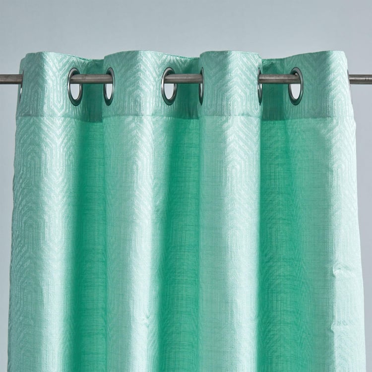 Morris Set of 2 Jacquard Light Filtering Door Curtains - 7ft