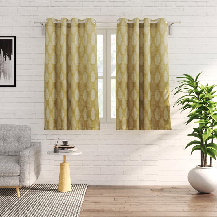 Morris Set of 2 Jacquard Light Filtering Window Curtains