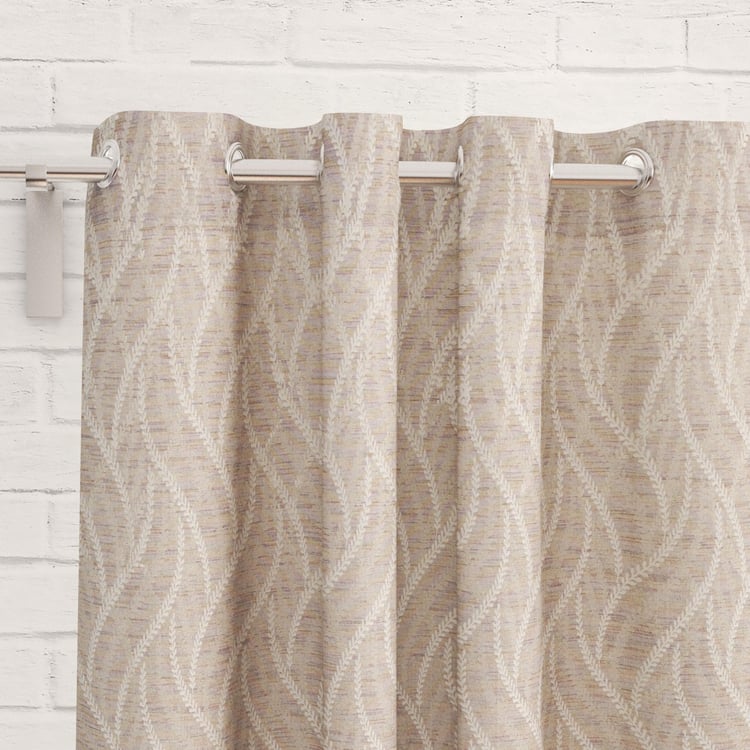 Morris Set of 2 Jacquard Light Filtering Window Curtains