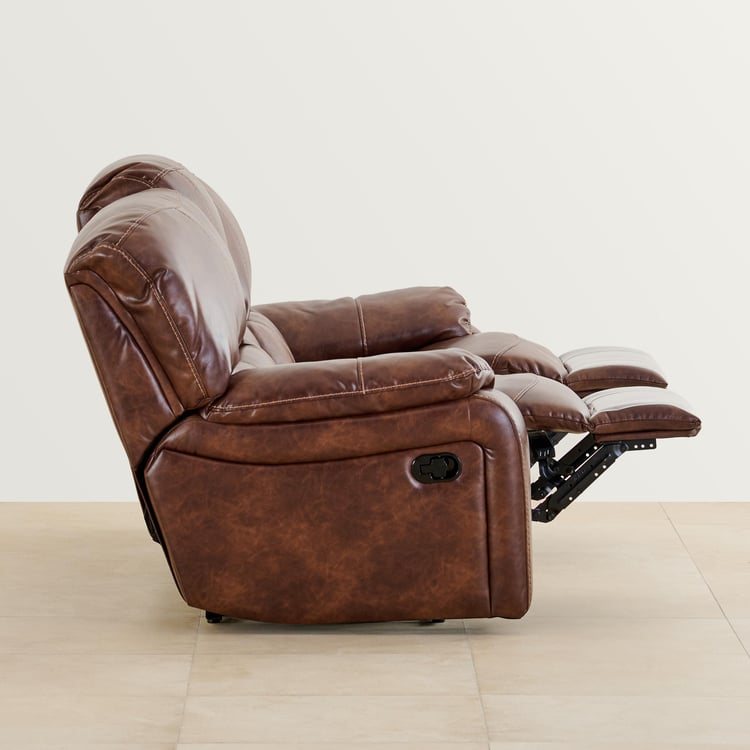 Harvey Nappa 3+2 Seater Recliner Set - Brown