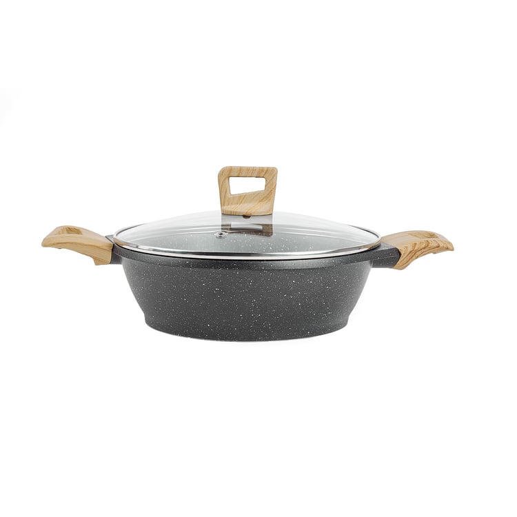 Chef Special Hatchel Aluminium Shallow Casserole with Lid - 38x24x9cm