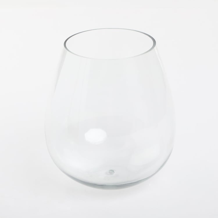 Selena Glass T-Light Holder with Wooden Stand