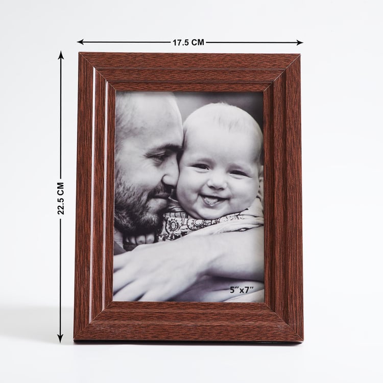 Sepia Set of 3 Wooden Photo Frames - 22.5x17.5cm