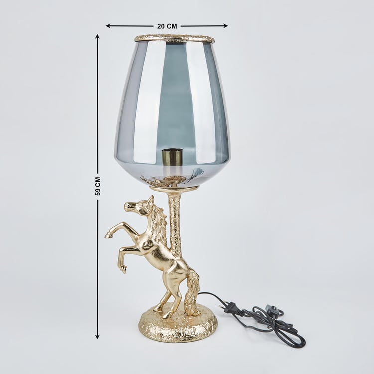Eternity Vivere Aluminium Horse Table Lamp