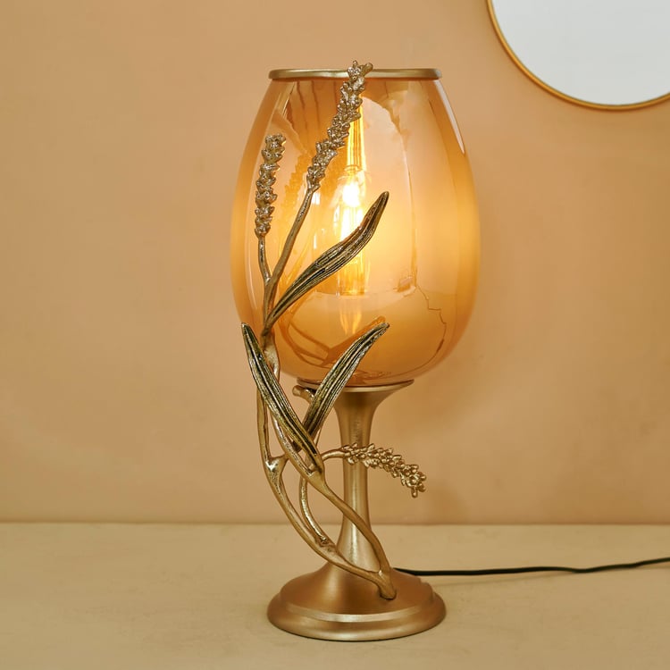 Eternity Ceramic and Glass Table Lamp