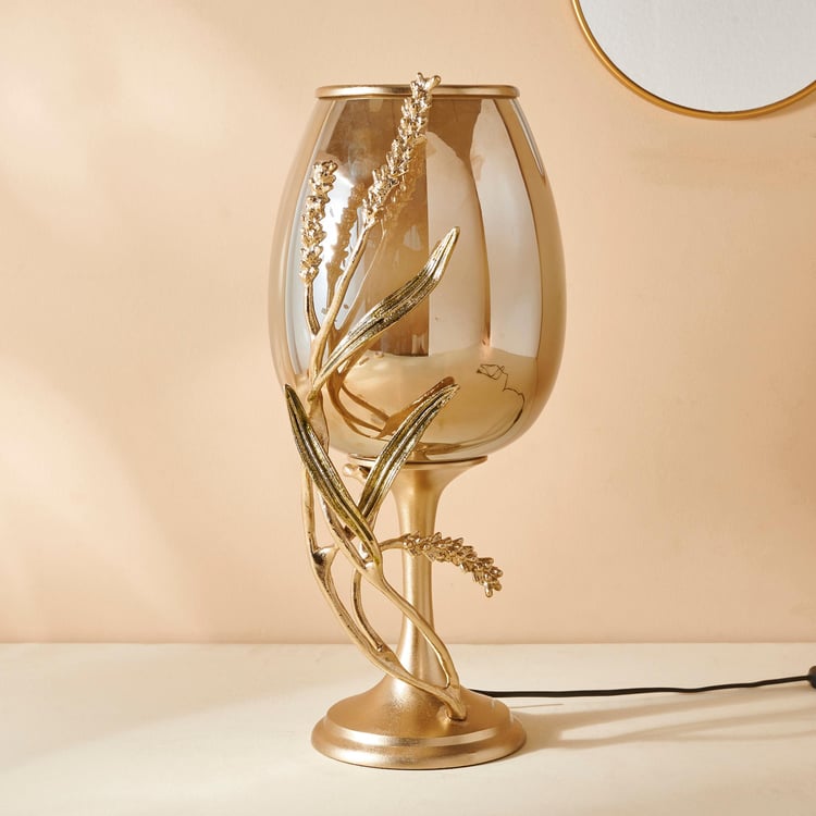 Eternity Ceramic and Glass Table Lamp