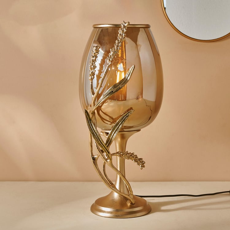 Eternity Ceramic and Glass Table Lamp