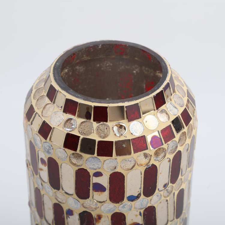 Mabel Decor Glass Mosaic Vase