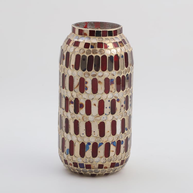 Mabel Decor Glass Mosaic Vase