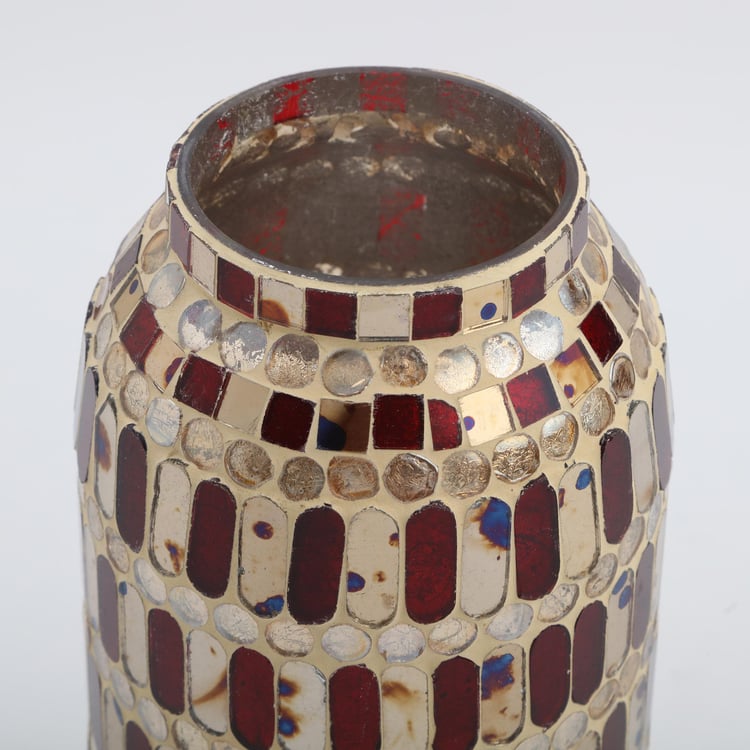 Mabel Decor Glass Mosaic Vase