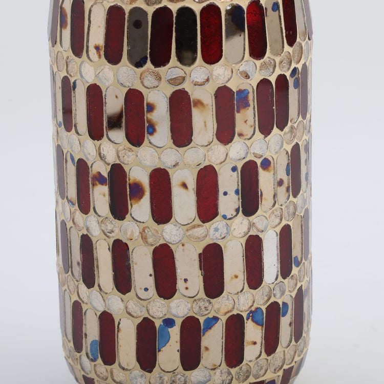 Mabel Decor Glass Mosaic Vase