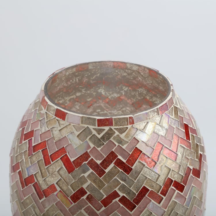 Mabel Decor Glass Mosaic Vase