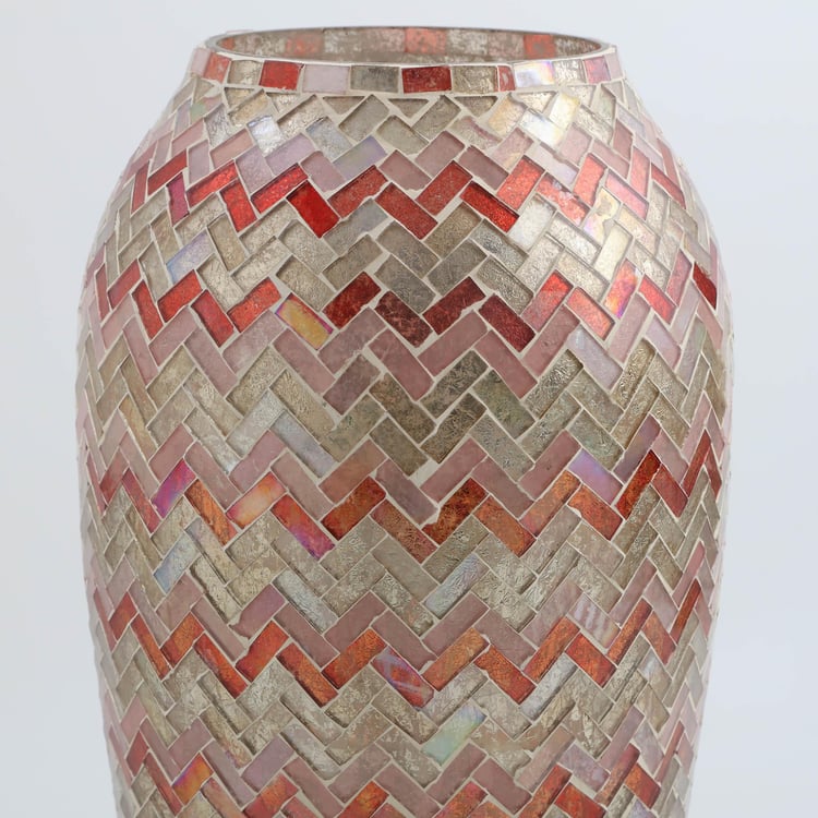 Mabel Decor Glass Mosaic Vase