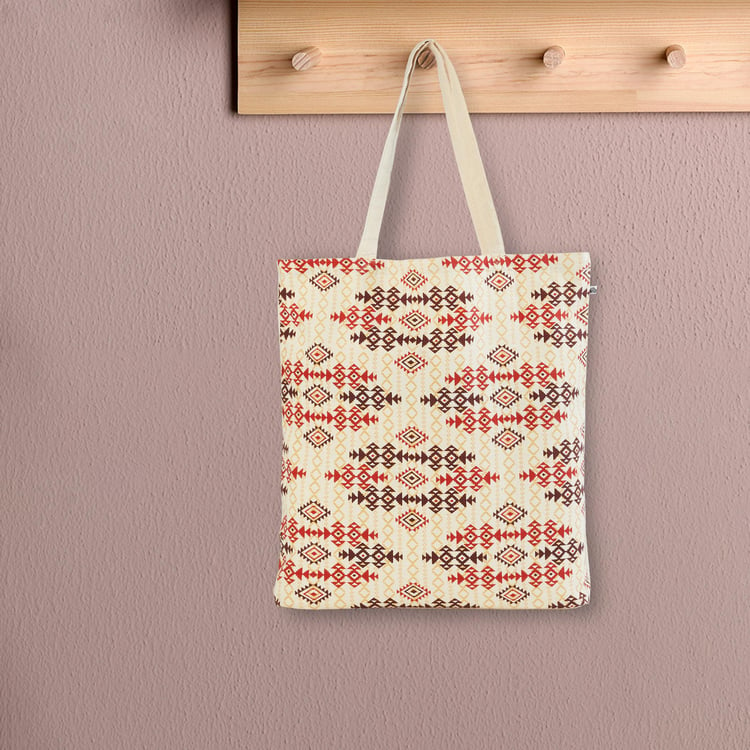 Garnet Printed Tote Bag