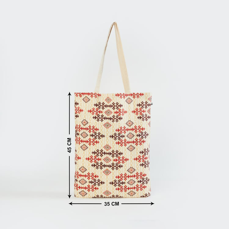 Garnet Printed Tote Bag