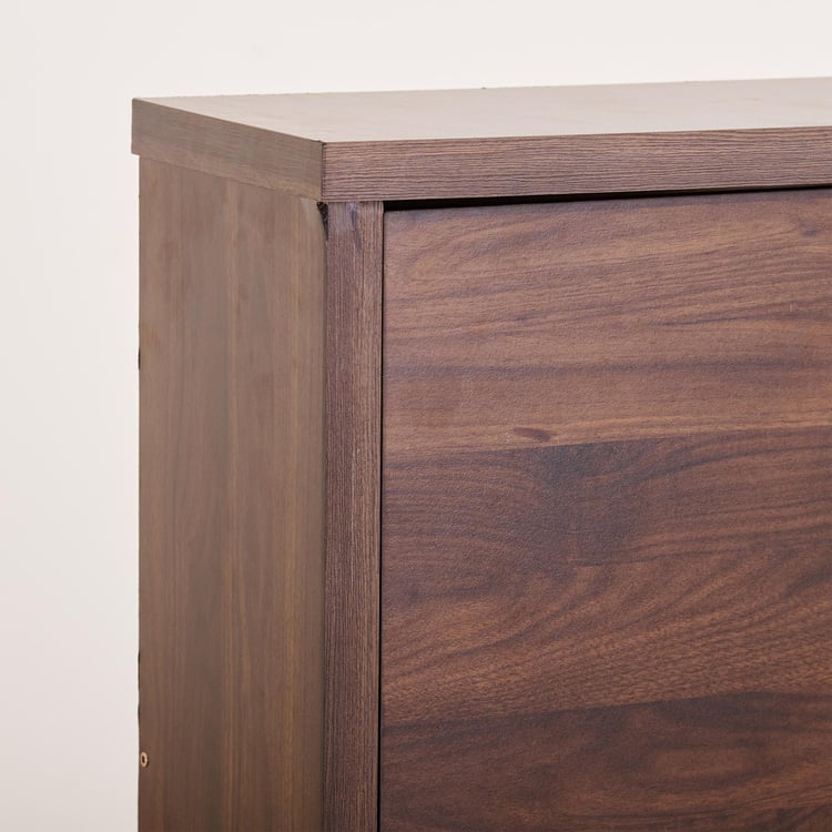 (Refurbished) Lewis 9 Pairs Shoe Cabinet - Brown