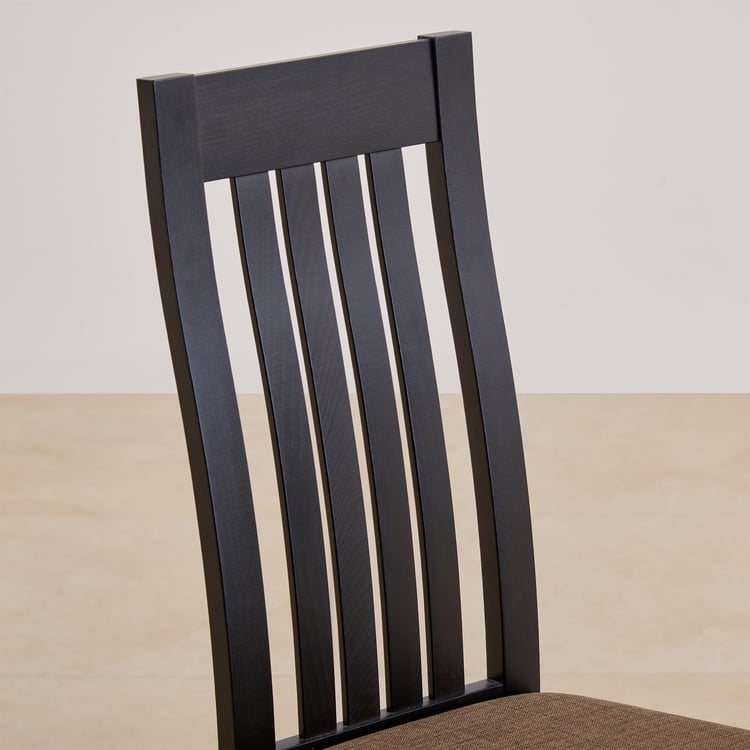 (Refurbished) Diana Set of 2 Solid Wood Dining Chairs - Brown