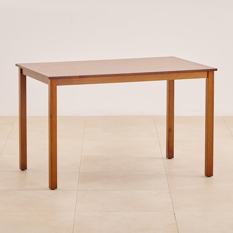 (Refurbished) Quadro 4-Seater Dining Table - Brown