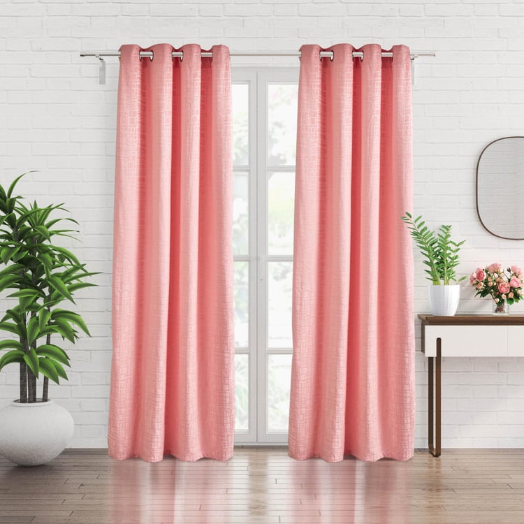 Calamus Jacquard Room Darkening Door Curtain