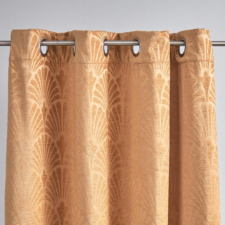 Calamus Jacquard Room Darkening Door Curtain