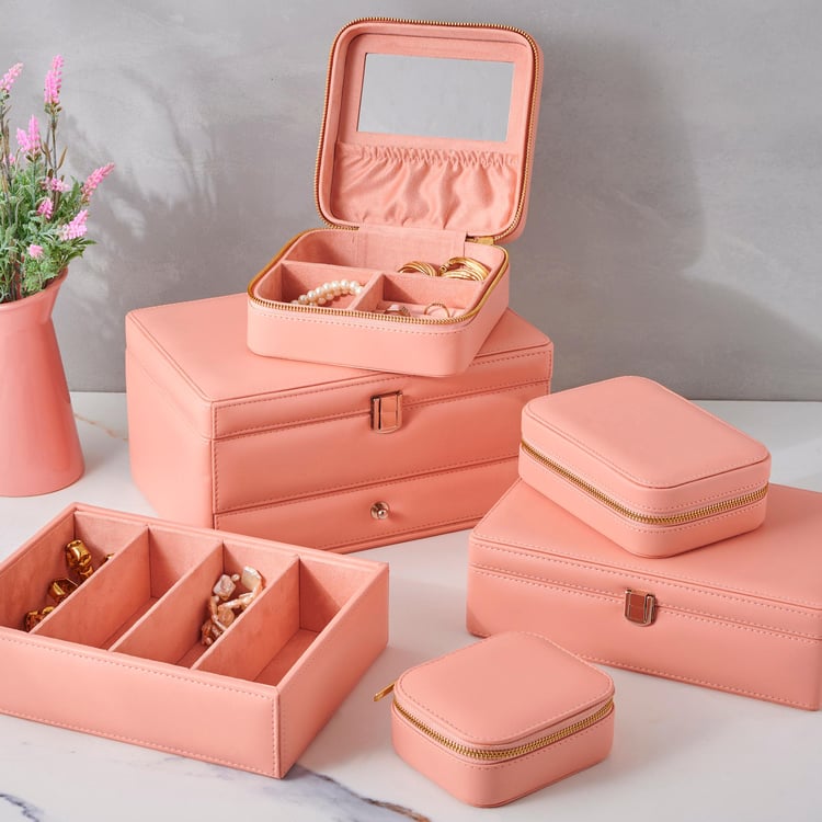 Orion Emma Faux Leather Jewellery Box