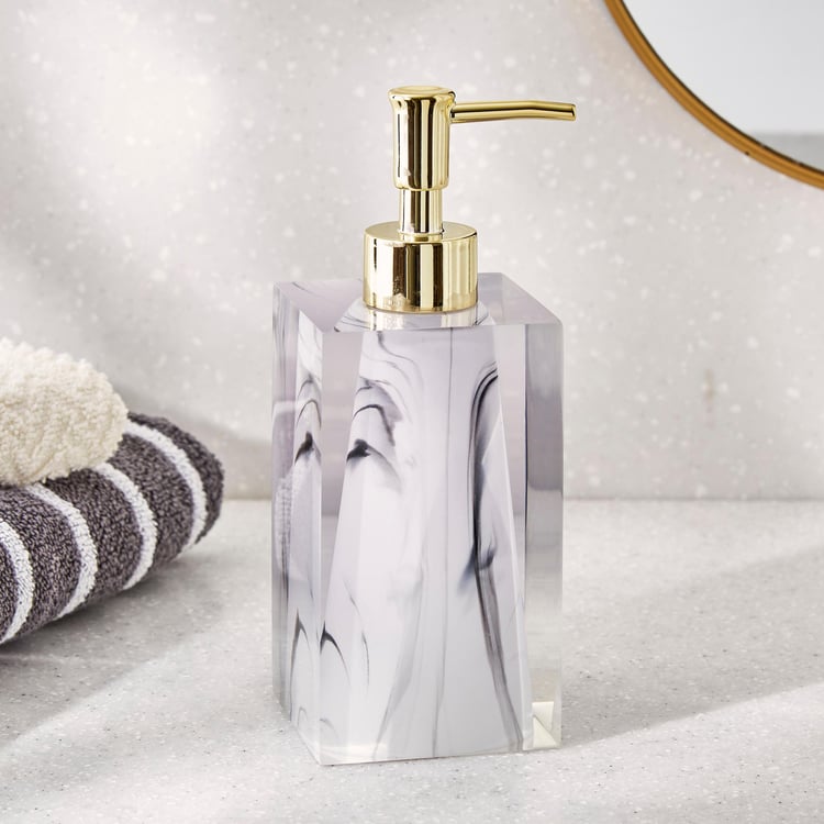 Aubree Polyresin Printed Soap Dispenser - 150ml