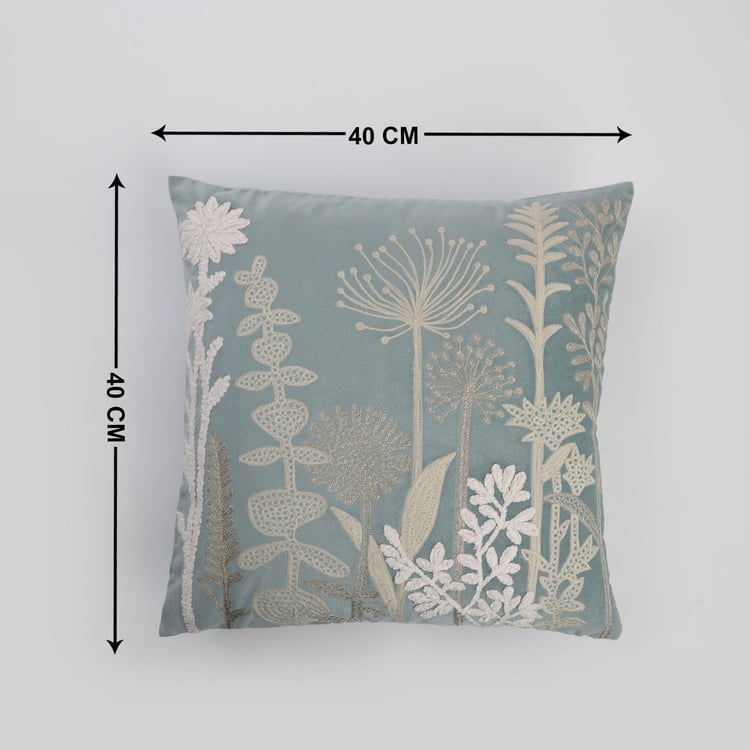 Endura Embroidered Cushion Cover - 40x40cm